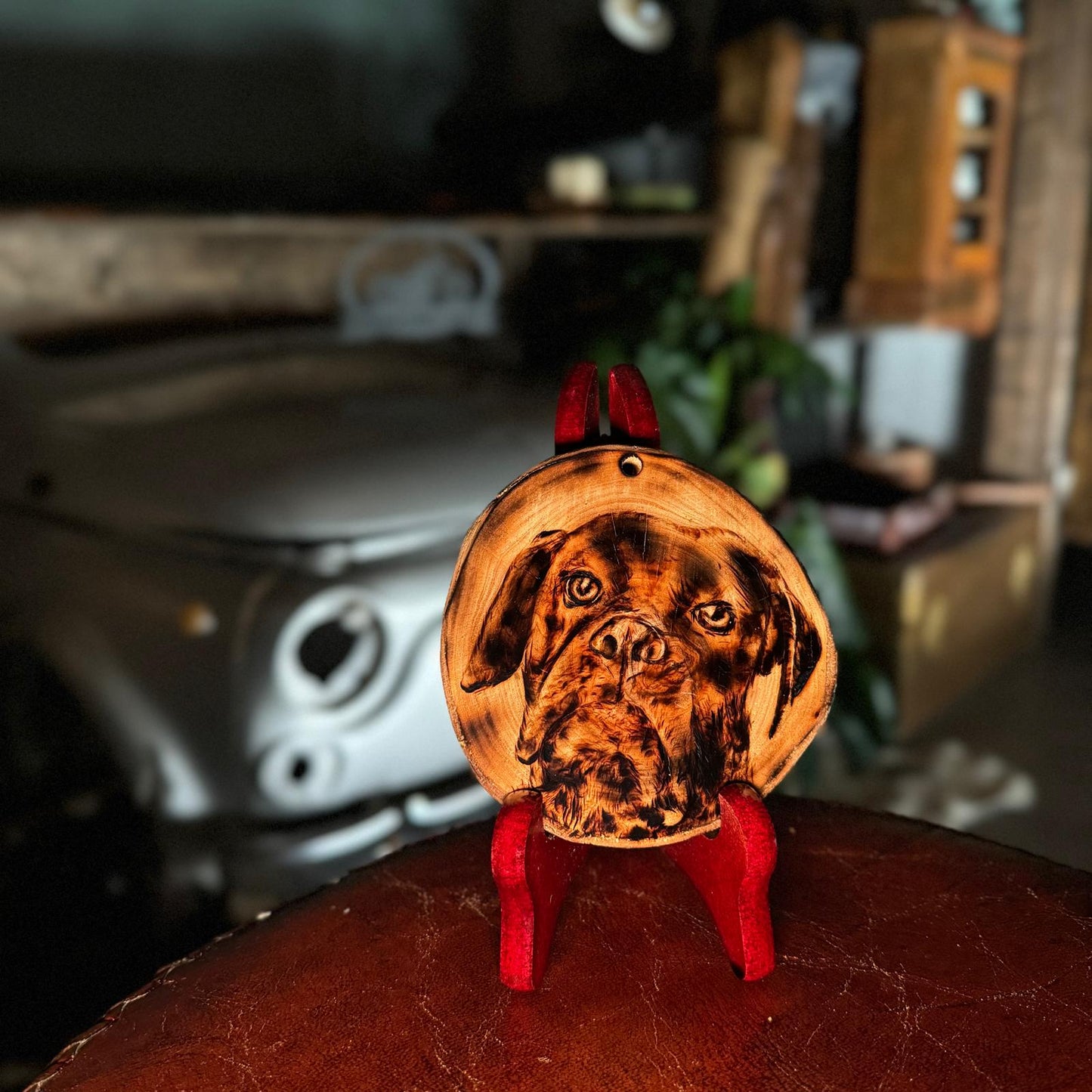 Custom Wood Charm - Custom Family Tattoo
